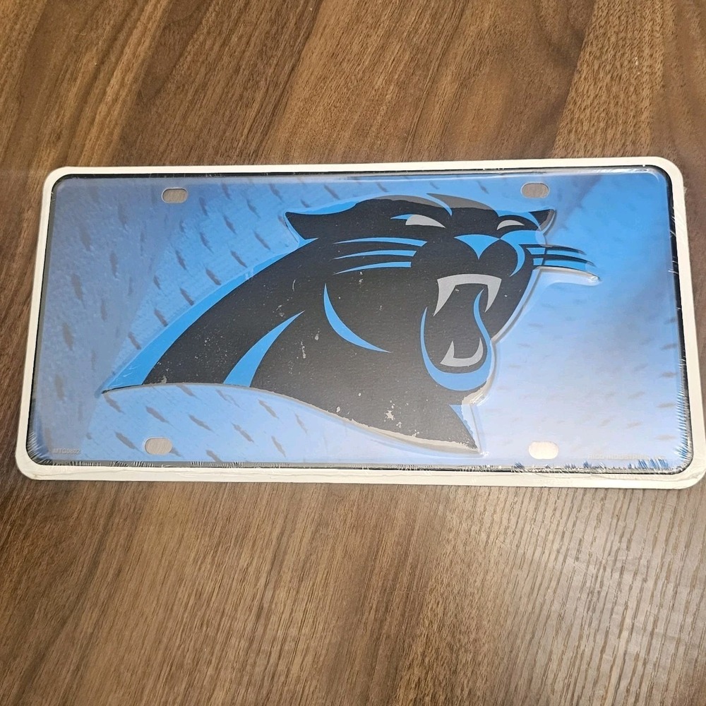 NFL‎ Carolina Panthers License Plate